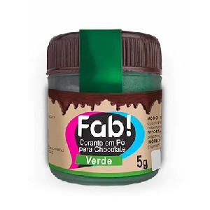 Mostrar detalhes de Corante em Pó para Chocolate Verde 5g - FAB Imagem de Corante em Pó para Chocolate Verde 5g - FAB